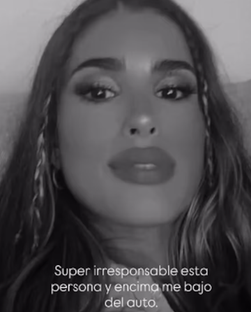 "Se comió un pozo por mirar TikTok": el insólito momento de Julieta Poggio con un chofer que