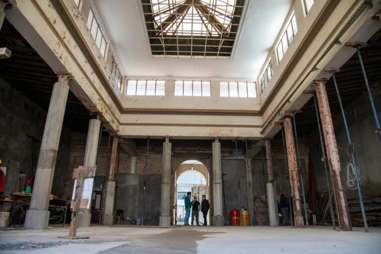 Puesta en valor patrimonial: la remodelación del Registro Civil superó el 50% de ejecución