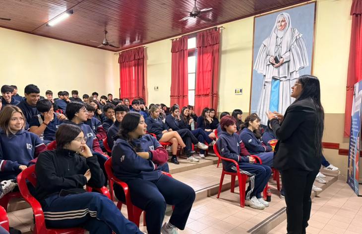 Acciones del IPLA en el interior: jornada de concientización en el Colegio Cristo Rey