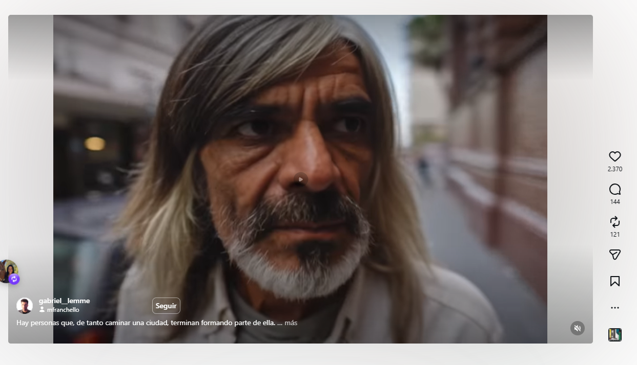 Un ejercicio con inteligencia artificial devuelve a Juan Carabajal al movimiento de las calles tucumanas -