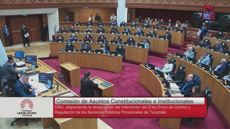 La Legislatura avaló la intervención del ERSEPT y fijó nuevos plazos para la licitación de EDET