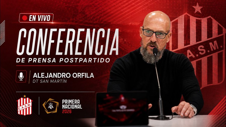 Alejandro Orfila ofrecerá una conferencia de prensa como entrenador de San Martín - El Federalista