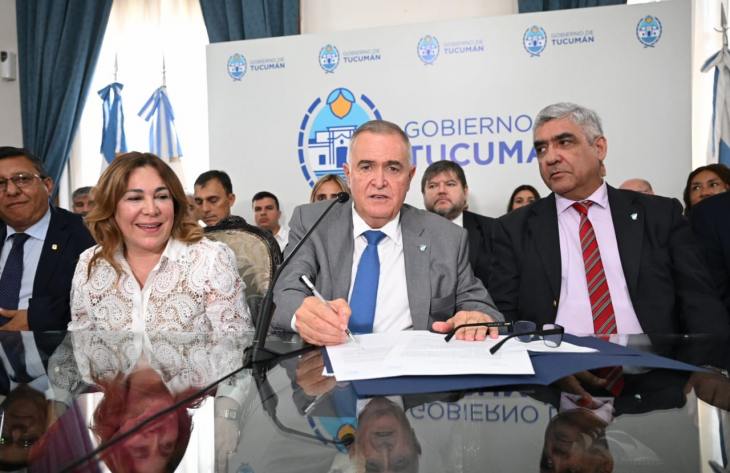 La presión de Jaldo resultó decisiva y el Gobierno retiró el capítulo sobre la venta de tierras a