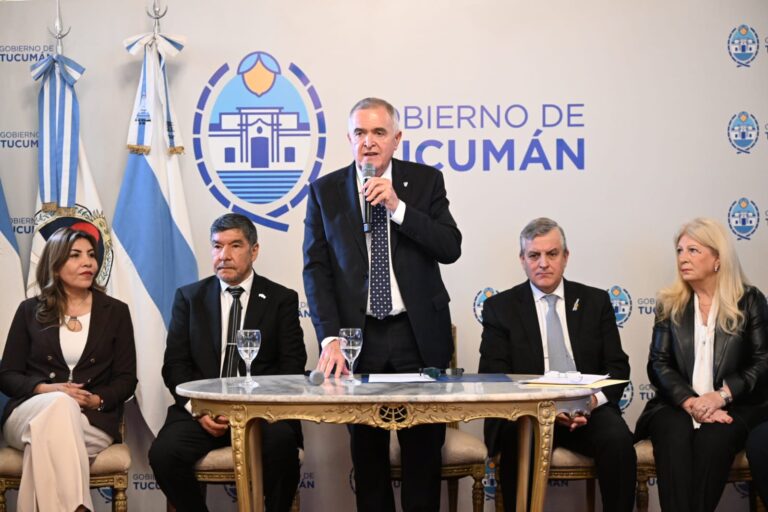 Tucumán ya tiene Ficha Limpia: Jaldo presentó el registro que controlará a candidatos y funcionarios