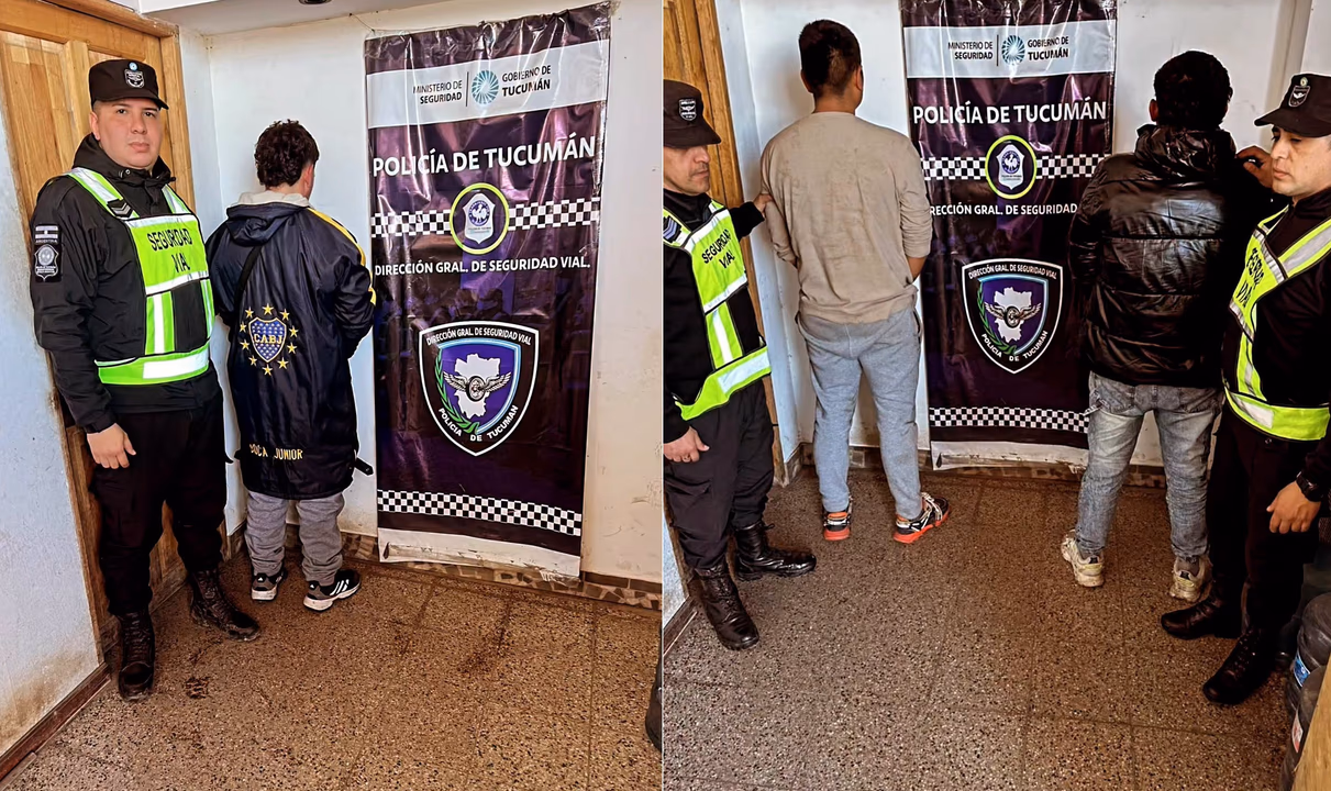 Violencia en controles de Seguridad Vial: tres aprehendidos tras agredir a efectivos e intentar escapar - El