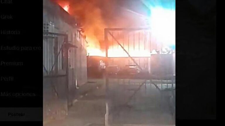 Incendio en un galpón del Acceso Norte: no hubo heridos y investigan las causas