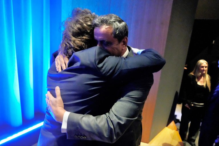 Catalán se mostró con Milei en Nueva York en plena carrera por la Gobernación