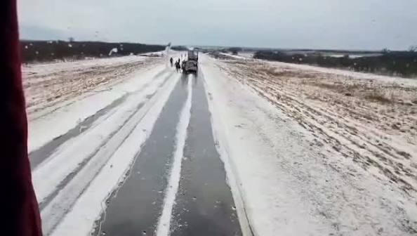 Fenómeno meteorológico: Filman una masiva caída de granizo en la frontera entre Tucumán y Salta - El