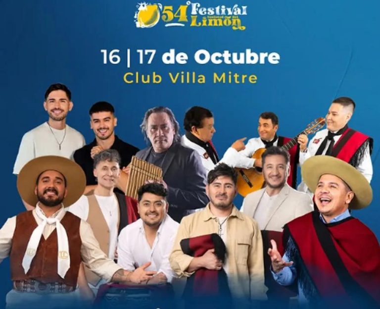 Cartelera 54 Festival Nacional del Limón