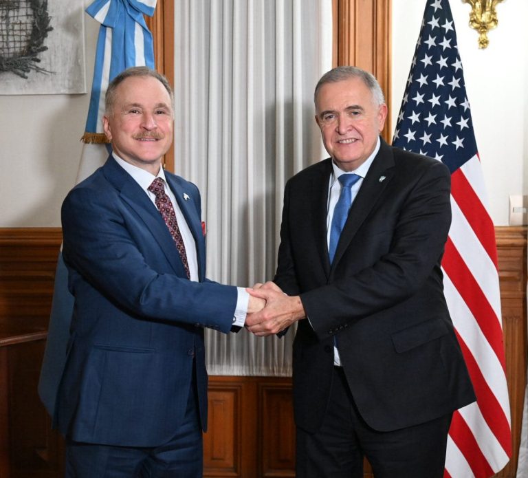 Jaldo recibió al embajador de Estados Unidos y avanzó en una agenda comercial para Tucumán