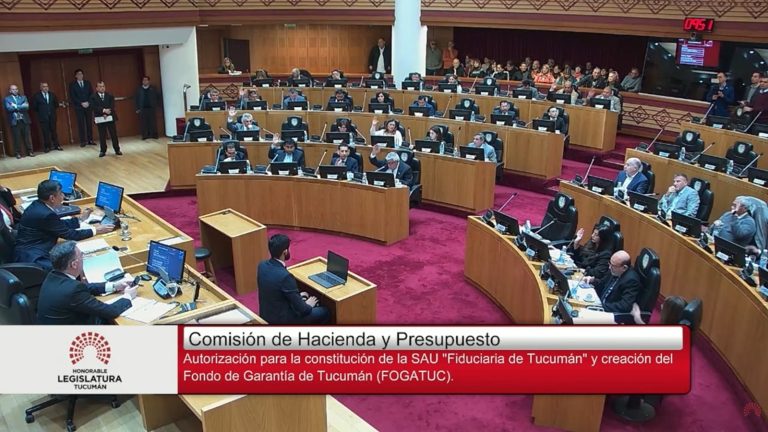 Por mayoría, la Legislatura aprobó la creación de la Fiduciaria provincial