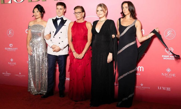 Estefanía de Mónaco deslumbró como anfitriona en la Global Gift Gala junto a sus hijos y Eva Longoria