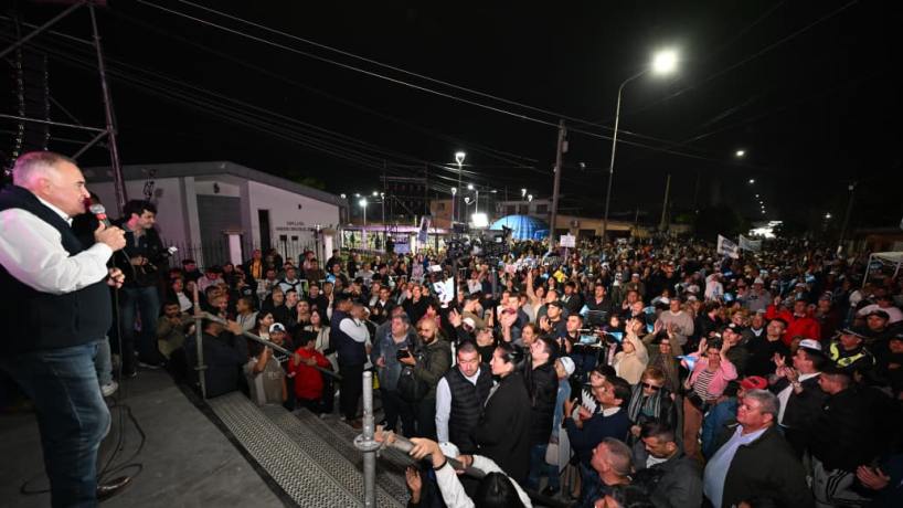 Jaldo inauguró obras de urbanización y la plaza Papa Francisco en Banda del Río Salí - El Federalista
